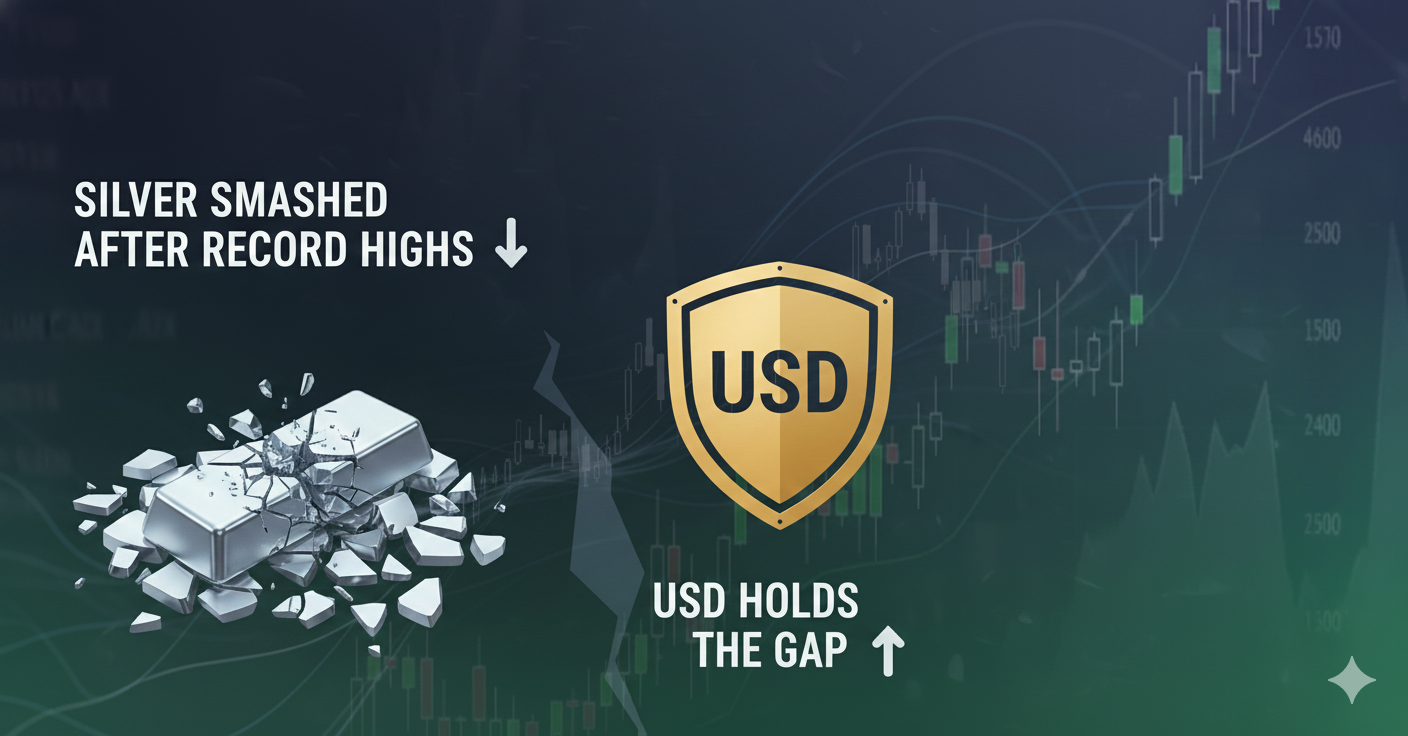 Silver Smashed After Record Highs